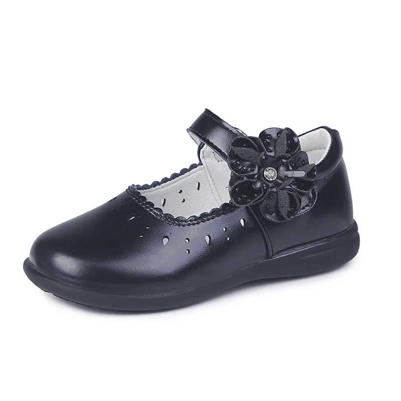 Детские Туфли Мэри Джейн на плоской подошве школьные туфли для девочек принцессы