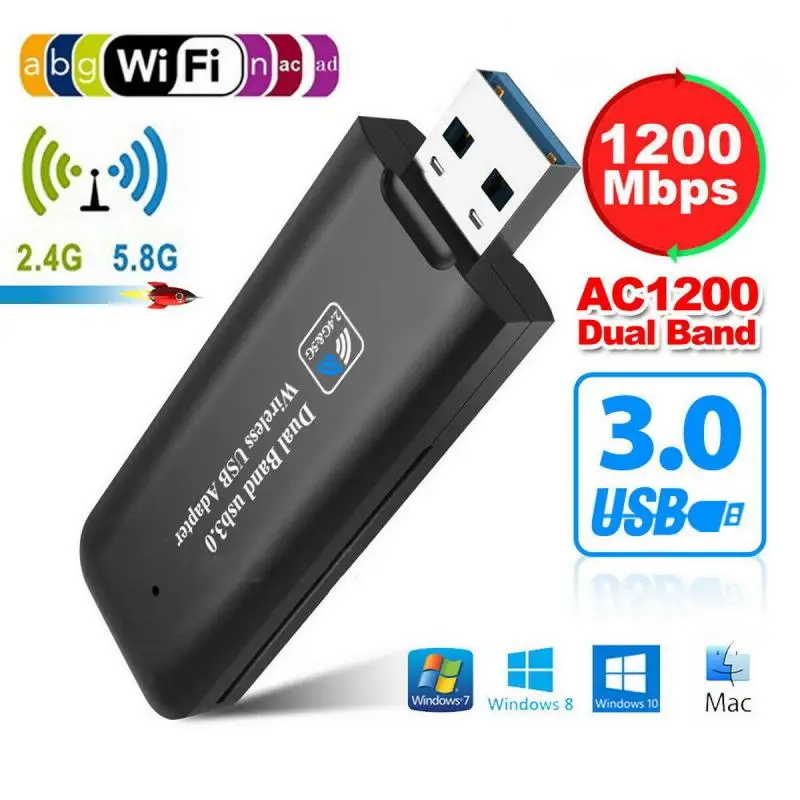 

USB Bluetooth-адаптер совместимый с дисплеем на 1200 Мбит/с