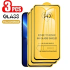 3 шт. 9D закаленное стекло для iPhone 13 12 Pro Max Защита экрана для iPhone XS Max X XR 6s 7 8 Plus 12 13 Mini 13 Pro Max стекло