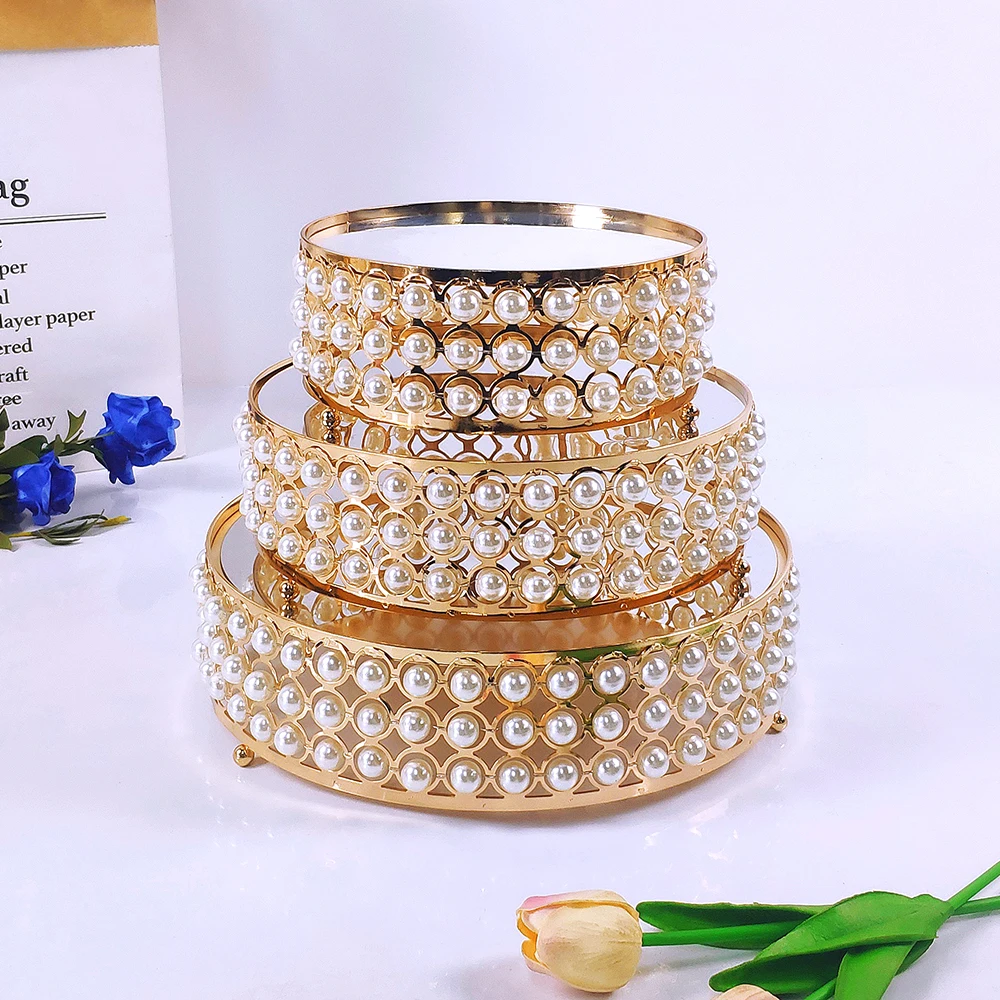 1 шт. золотистая зеркальная подставка для украшения дома | Дом и сад