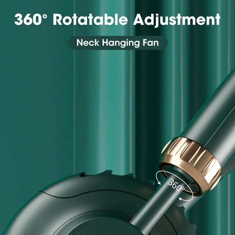 Вентилятор с шейным отверстием для подвешивания бесшумный портативный