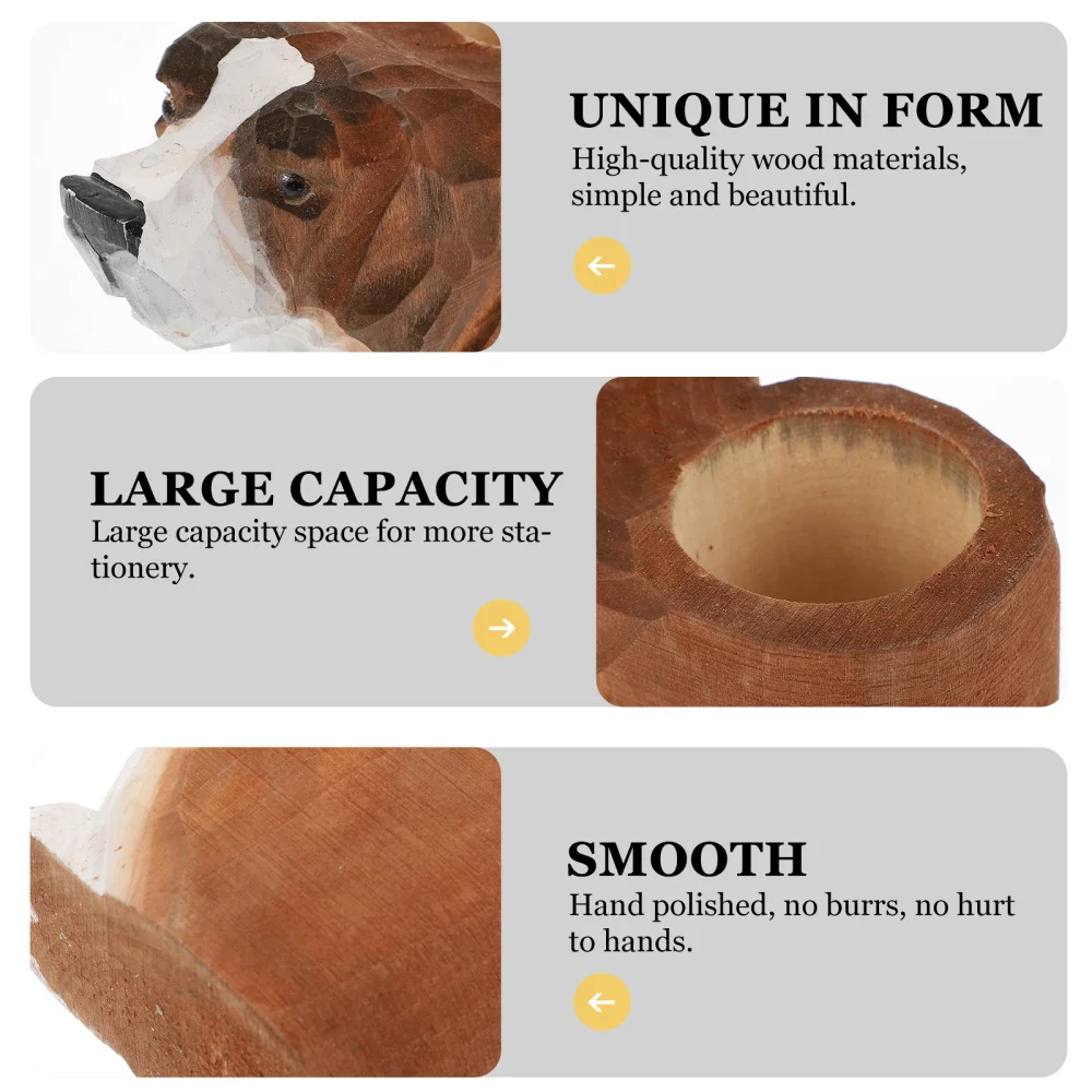 

1Pc Desktop Pen Holder Stationery Organizer Creative Decor (Assorted Color)