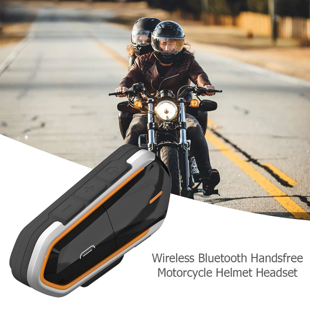Fodsports 2 шт. BT-S2 Pro мотоциклетный шлем домофон мотоцикл беспроводная bluetooth гарнитура Водонепроницаемый BT переговорные с FM