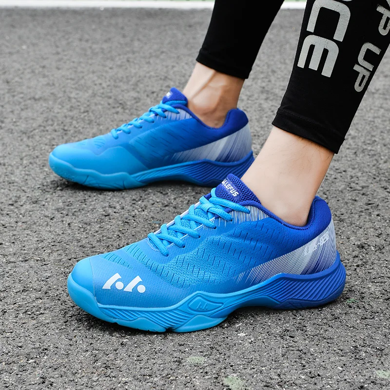 JIEMIAO Profession Tennis Shoes Men Women Light Weight Tennis Sneakers Breathable Badminton Shoes Outdoor Tennis Training Shoes