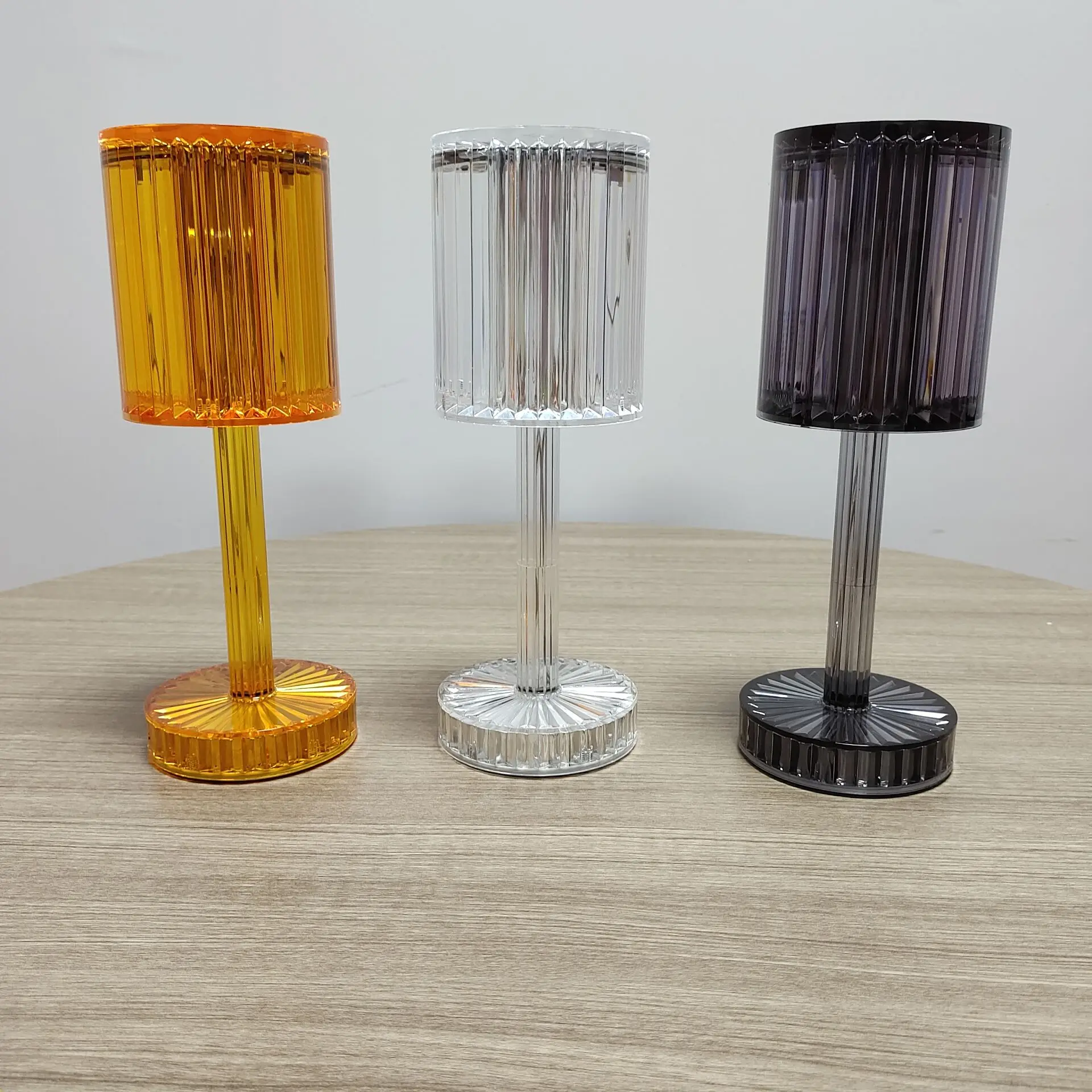 

Luxury interior decorative lights Bedside night lights for bedroom living room Desk lamp crystal rechargeable led table lamp