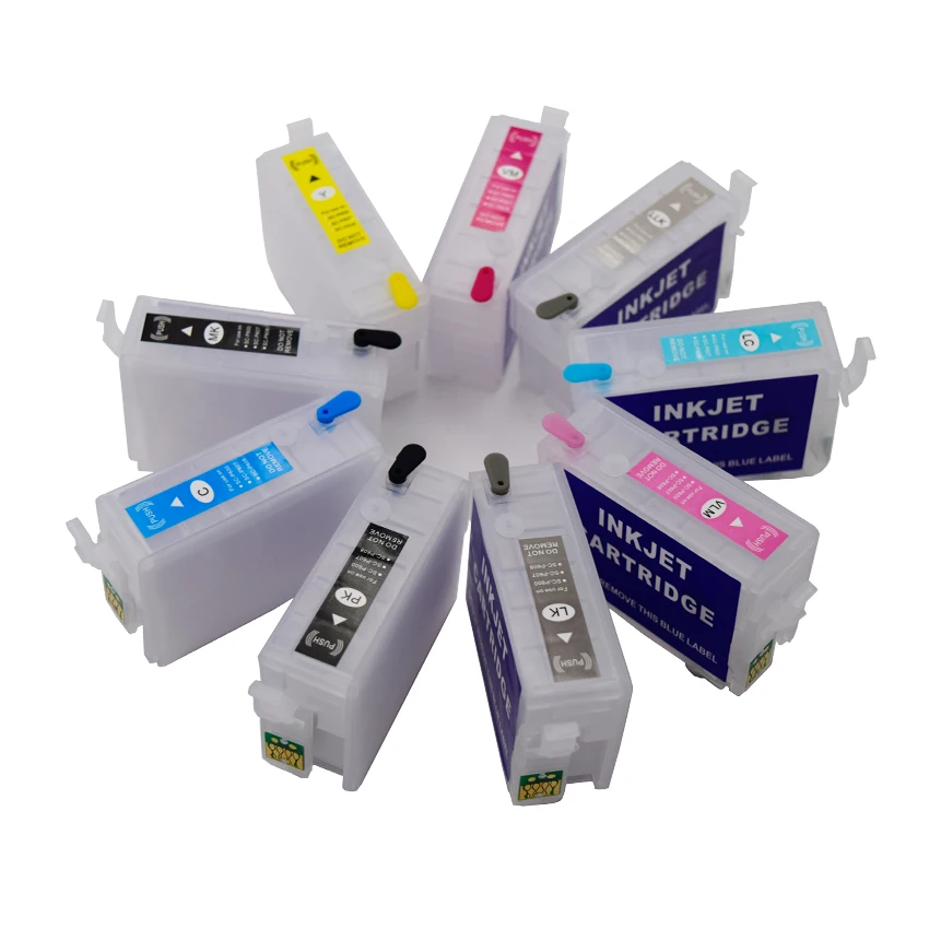 P600 многоразовый чернильный картридж с чипом ARC для Epson T7601 T7609 принтера Surecolor SC P600|ink