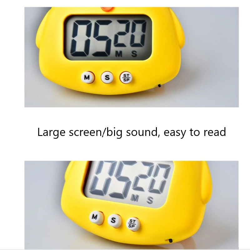 Креативный мультяшный милый животный электронный таймер кухонный будильник для