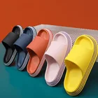 Новинка 021 домашние тапочки для мужчин и женщин пар шлепанцы EVA обувь на плоской подошве сандалии для дома и ванной нескользящие летние