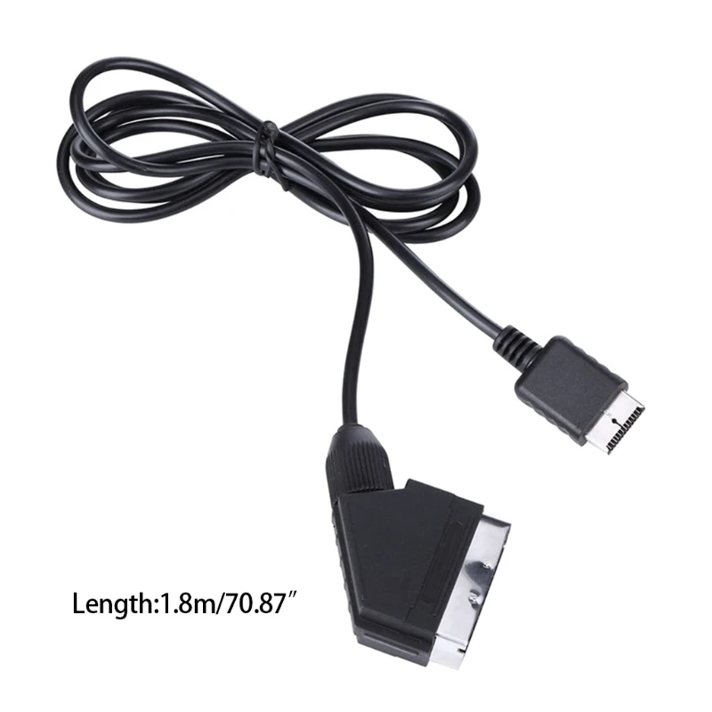Высококачественный 1 8 м/6 футов RGB Scart кабель подходит для PS2/PS3 консоли Pal/ntsc