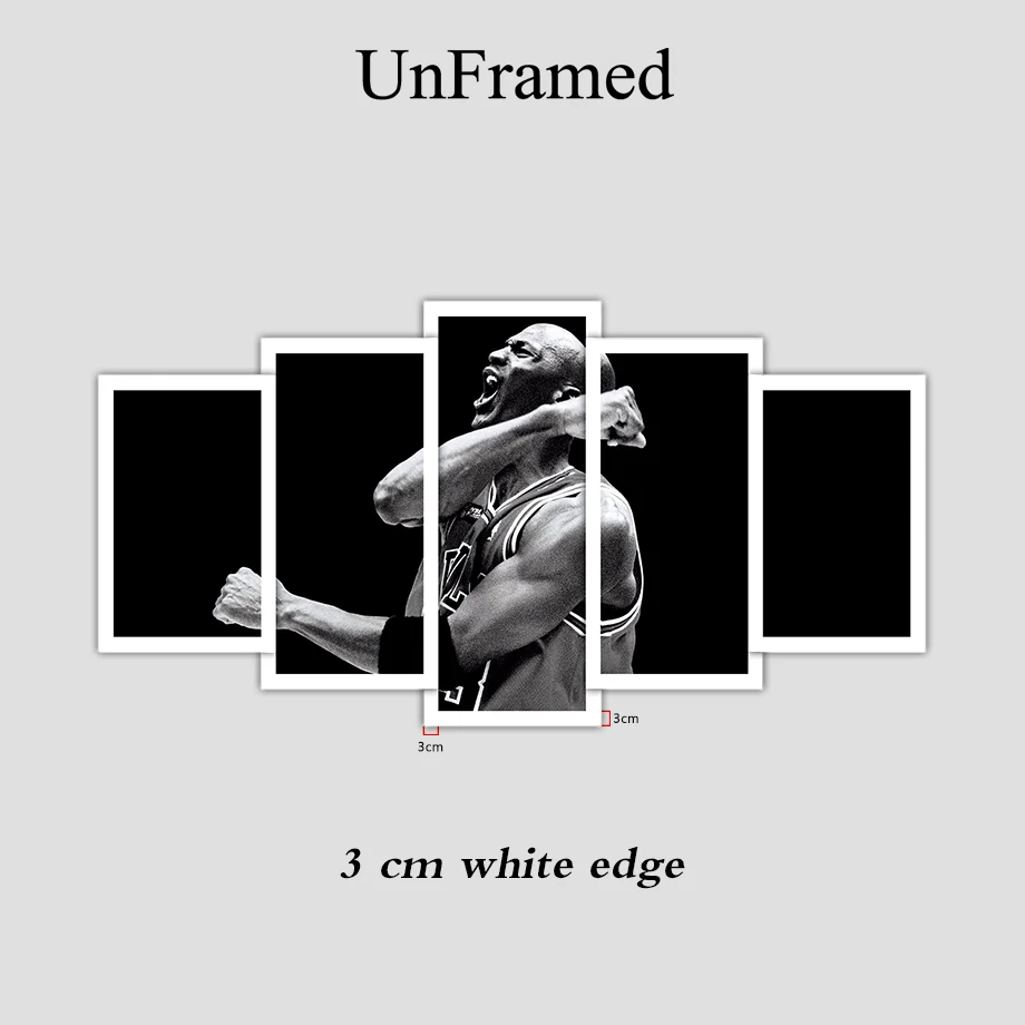 YPHYHD современный 5 шт холст картина печать плакат стены искусства картины