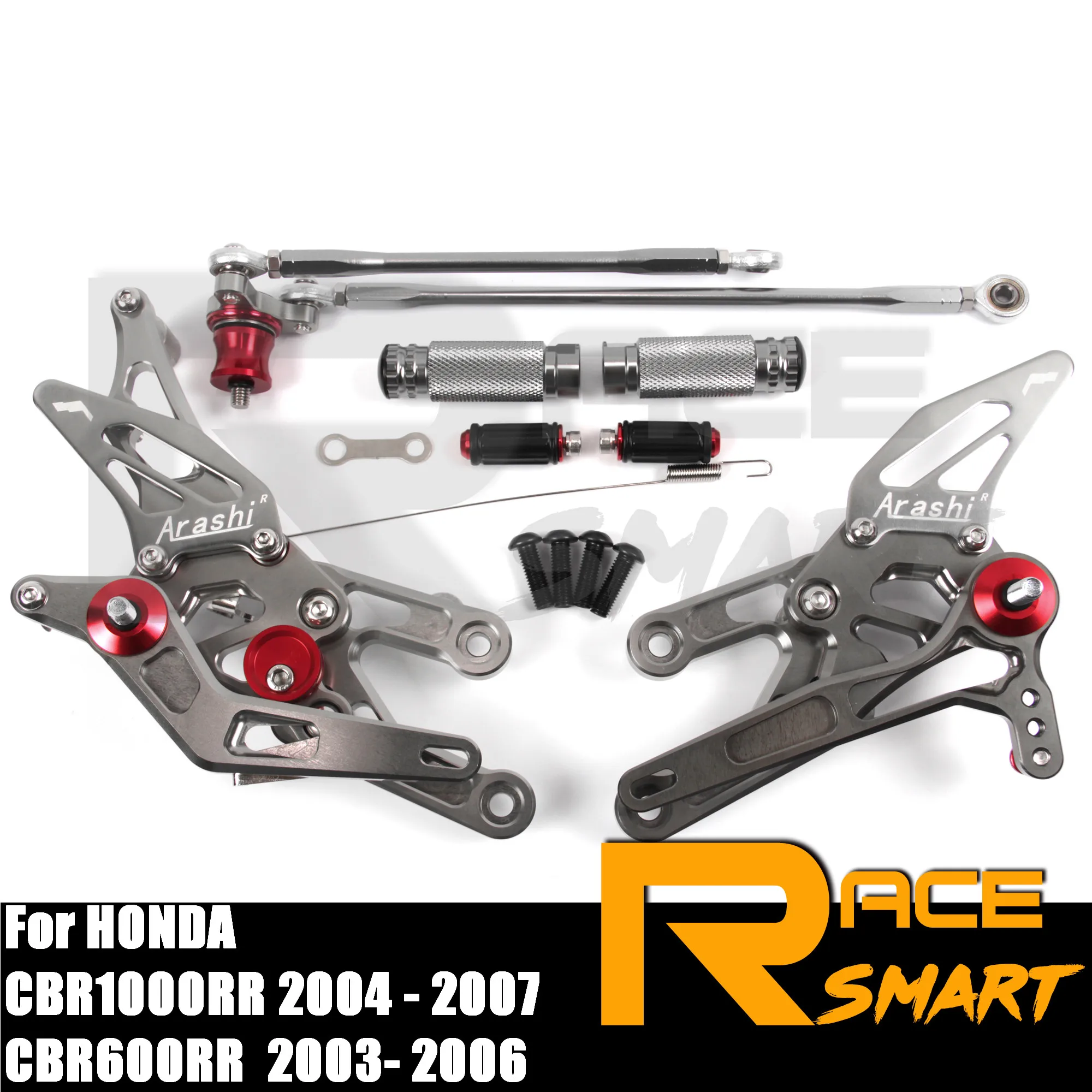 CBR600RR 2003 2006 Мотоцикл с ЧПУ Регулируемые задние ножки для HONDA CBR600 RR CBR 600RR CBR1000RR CBR1000