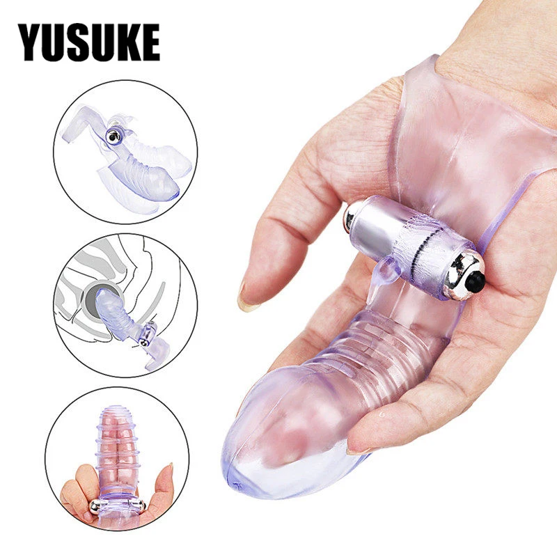 Секс игрушки силиконовый фаллоимитатор для пальцев клитора флирт вагинальный