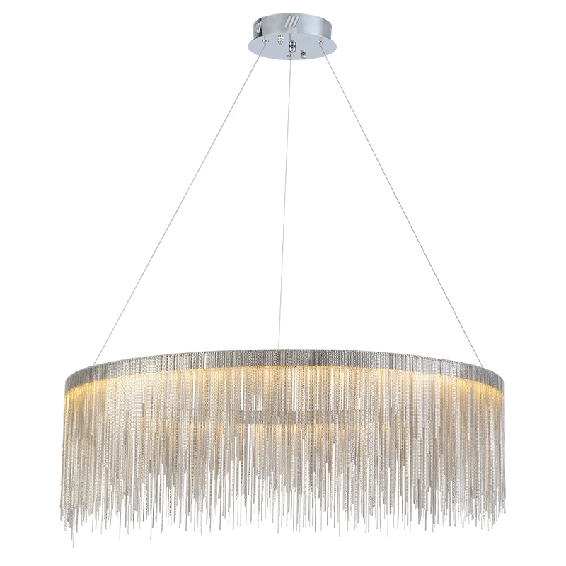 

Postmodern living room chandelier designer dining room lamp personality creative model room lamp villa clubhouse chain lamp