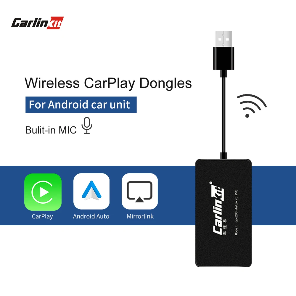 Carlinkit беспроводной Carplay/Android Авто Смарт Link CarPlay ключ для Android навигатор плеер Mini USB
