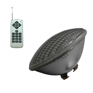 Светодиодная лампа RGB PAR56 для бассейна, разноцветсветодиодный светильник для фонтанов теплого и холодного белого света, 45 Вт, 54 Вт, 36 Вт, 12*3 Вт, 12 В + FB