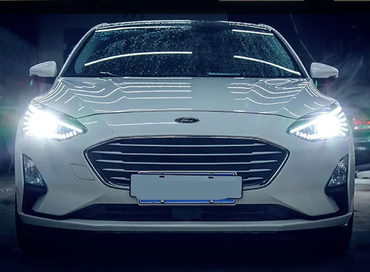 2 шт. автомобильный стиль светодиодный фары для Ford focus- для фокусировки Головной фонарь светодиодный DRL Объектив двойной луч H7 HID Xenon bi xenon объектив