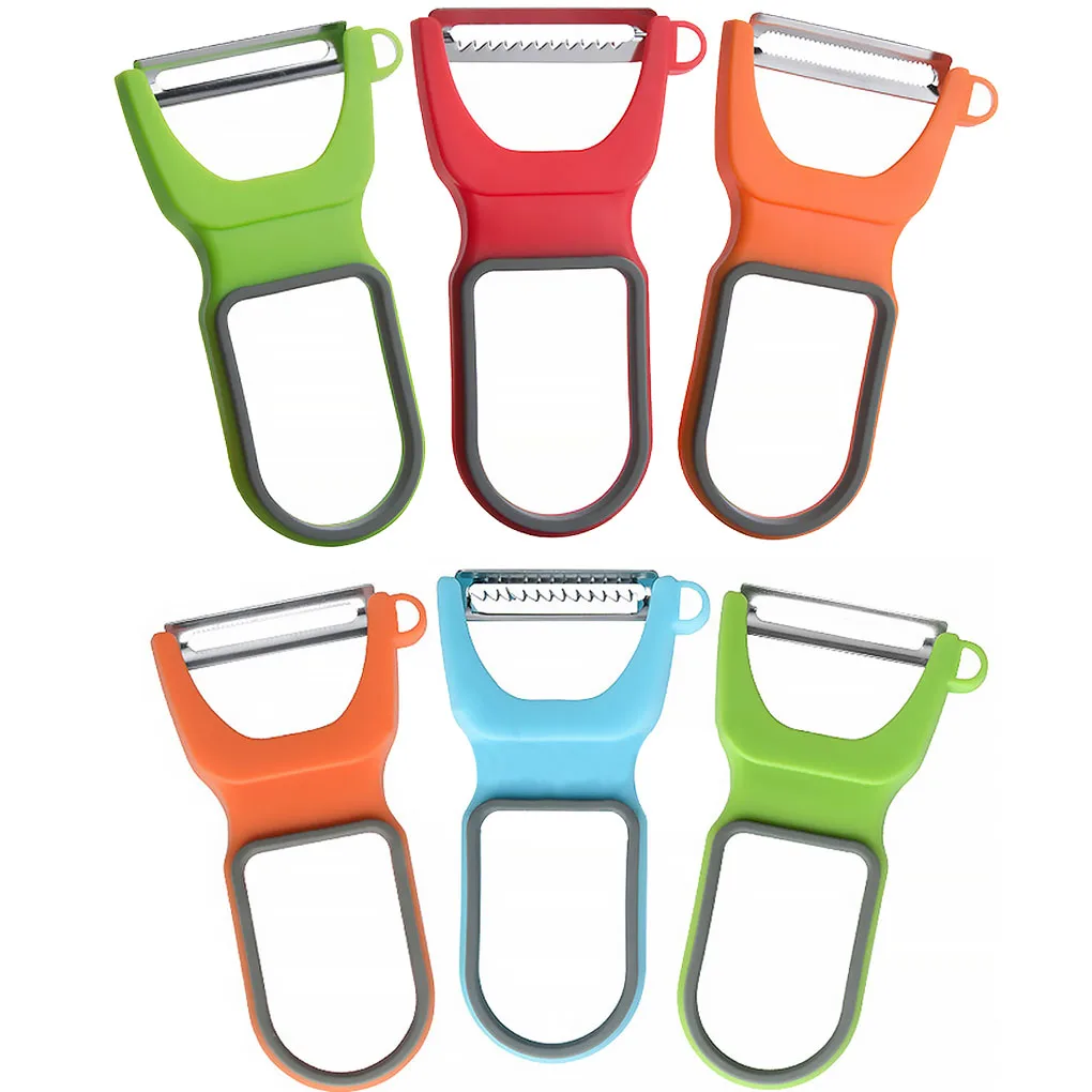 

3Pcs Fruit Peeler Fruit Carrot Cutter Home Vegetable Peeler Set Potato Slicer Cabbage Grater Kitchen Peeling Tool Random Color