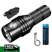 imalent ms03 tactical flashlight 13000 lumen with xhp 70 2 leds torch max 324 meters for camping and emergency