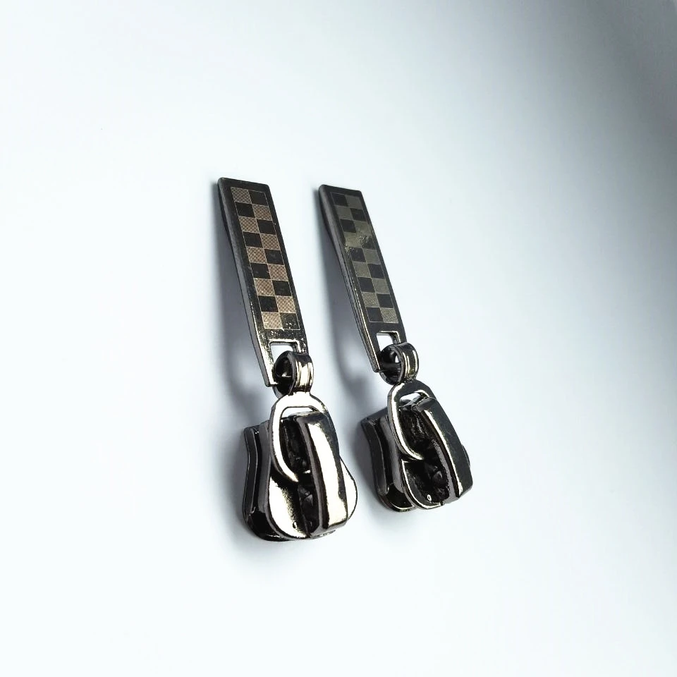 20Pcs 5# Gun Black Metal Zipper Head For Resin B3 | Дом и сад