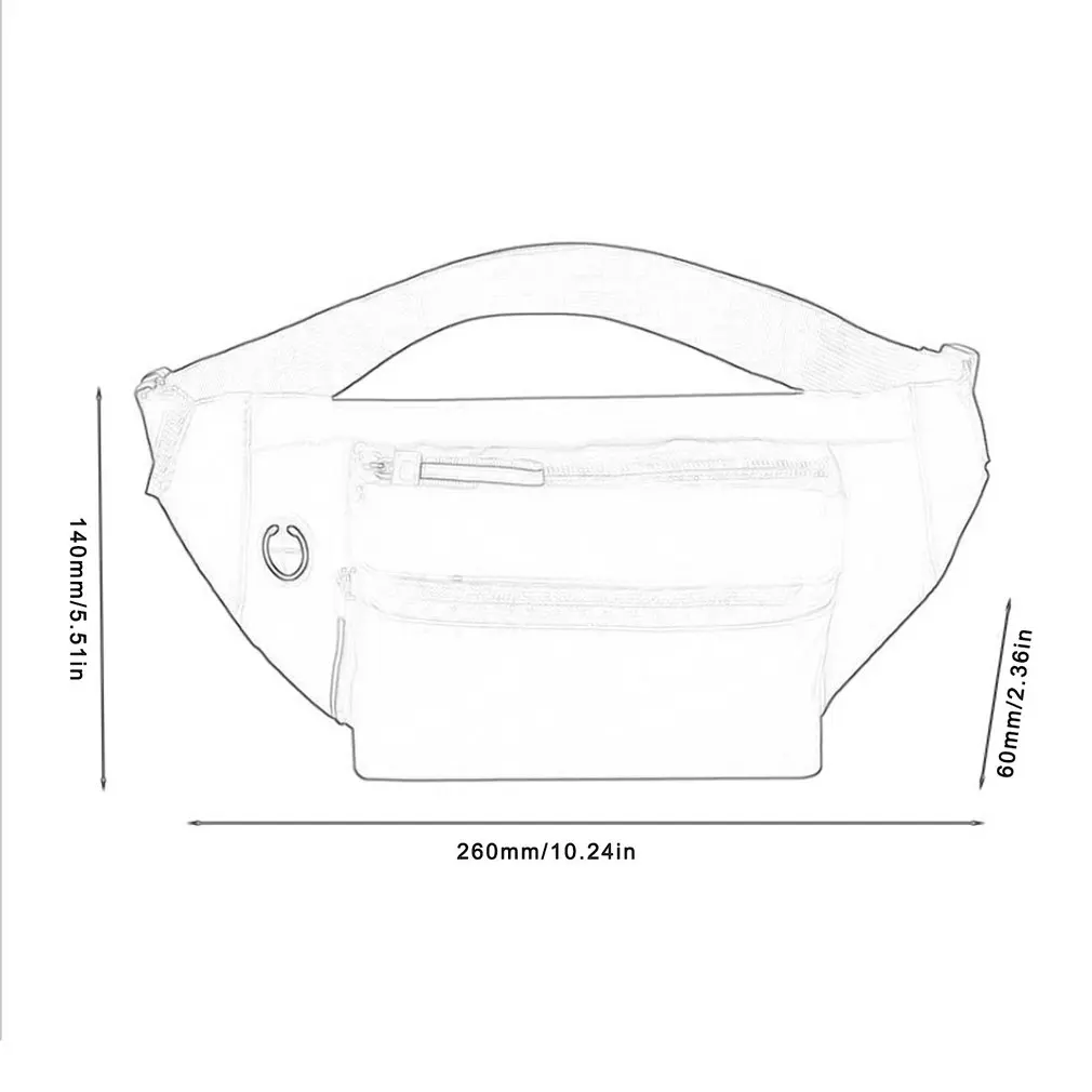 

Outdoor Sports Messenger Durable Bag Oxford Waterproof Crossbody Multi-purpose Men's Waist Leisure Sports Stype Bag