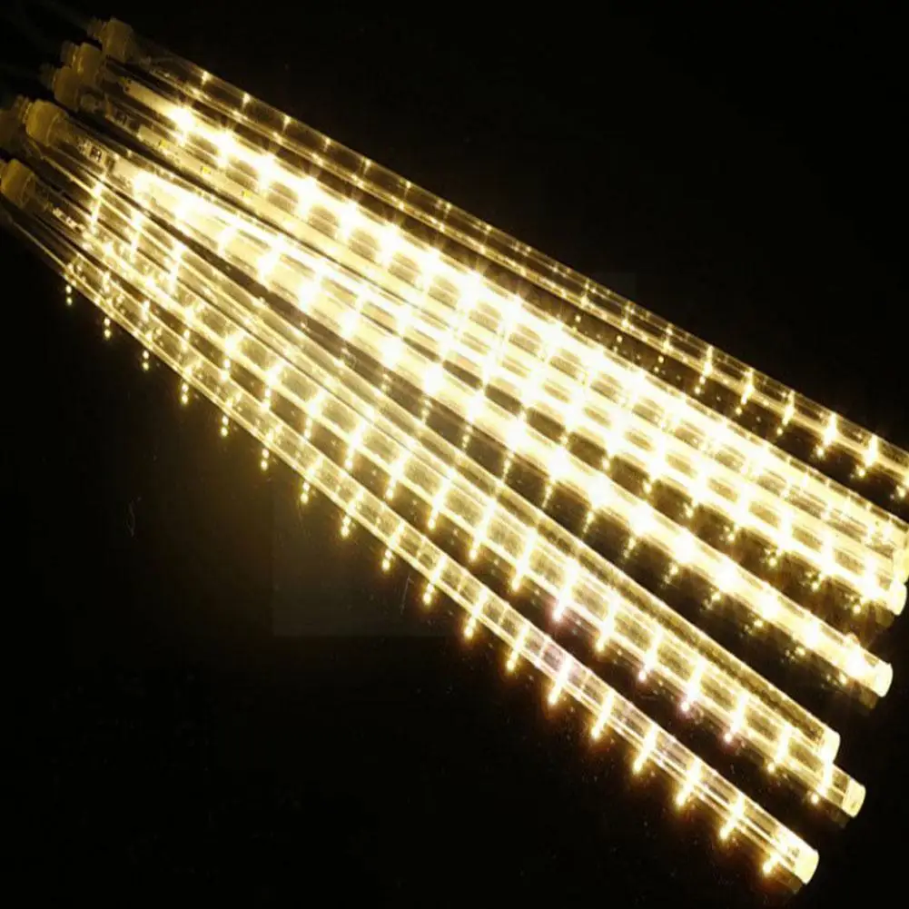 

192 Leds Meteor Shower Light Solar Meteor Shower Light Decoration String Light Christmas Outdoor Light Light String Lightin I2m1