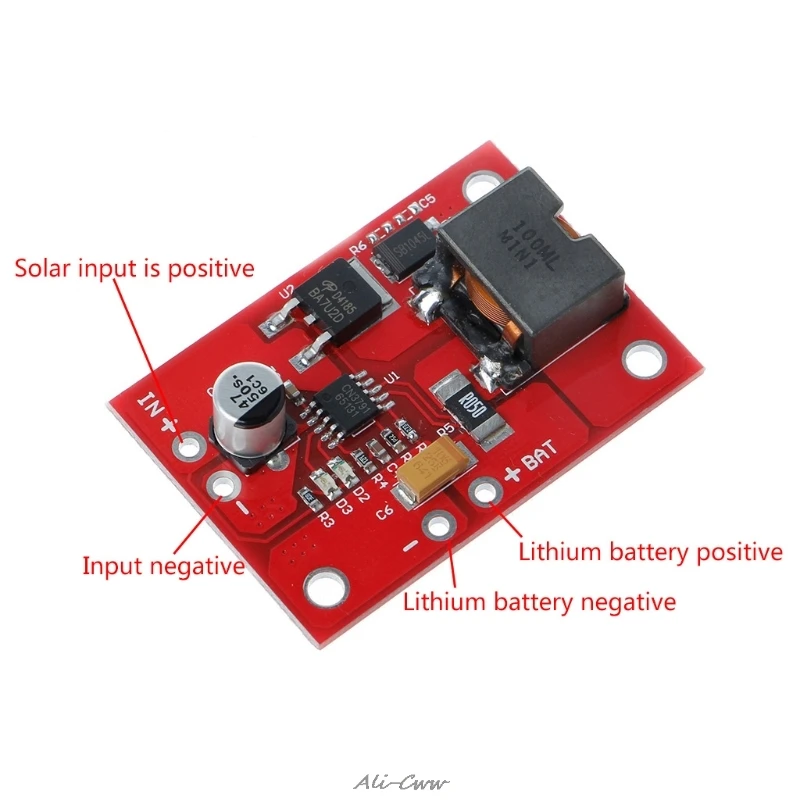 

1 Cell Lithium Battery Charging 3.7V 4.2V CN3791 MPPT Solar Panel Regulator Controller