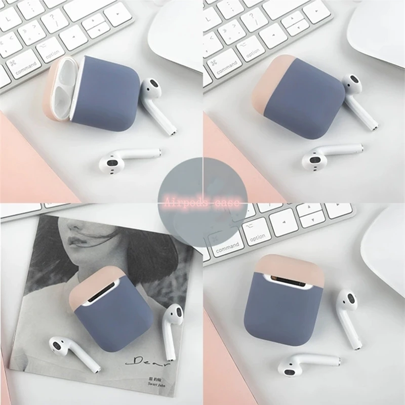

Silicone cover for Airpods 2/1 earphone coque soft protector fundas airpods pro case Air pods covers earpods apple Airpod cover