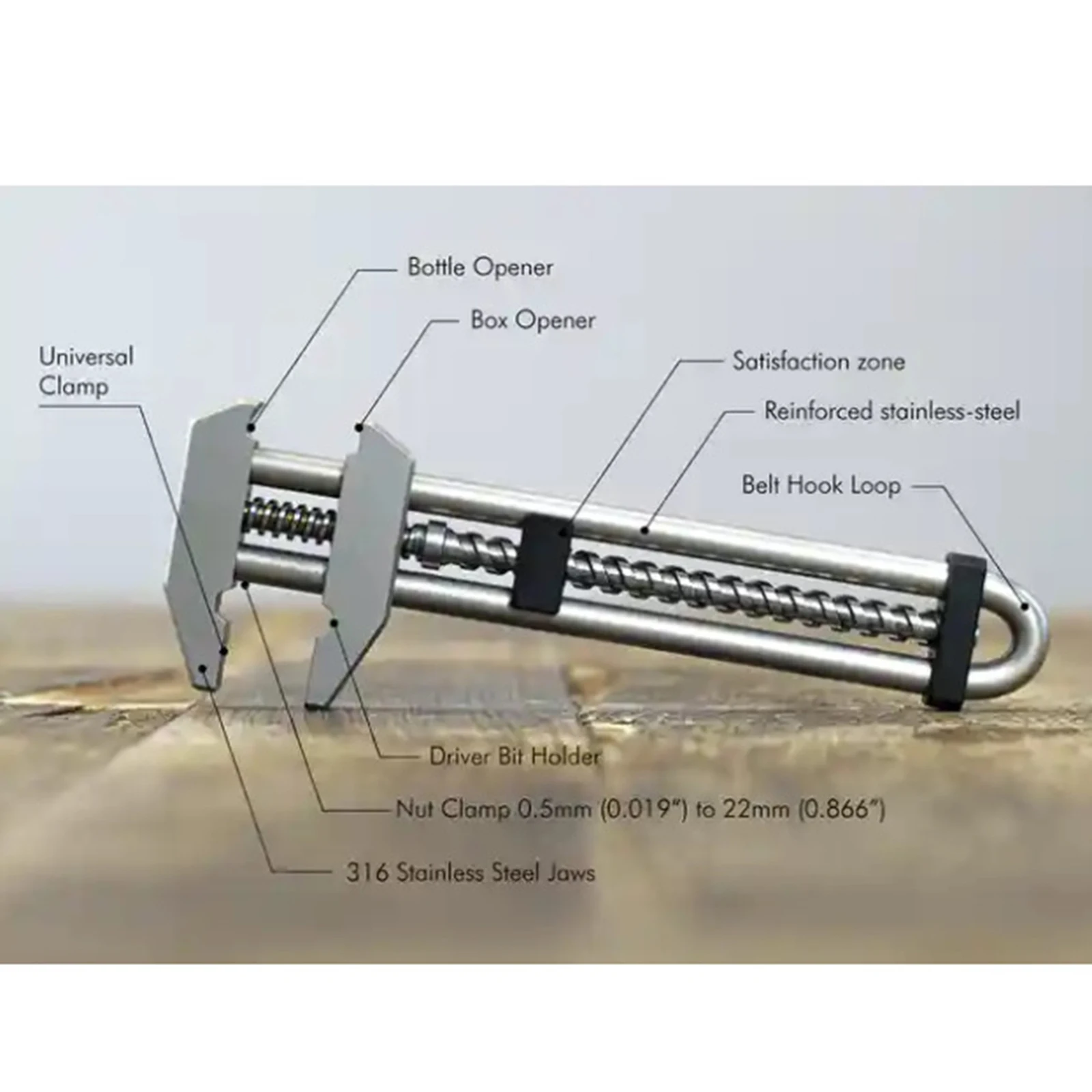 Многофункциональный гаечный ключ большой инструмент для вскрытия и точного