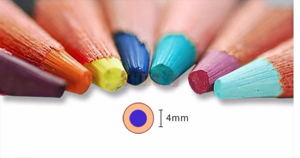 24/72 не токсична профессиональная Пастельная воды Цвет Карандаши цветные