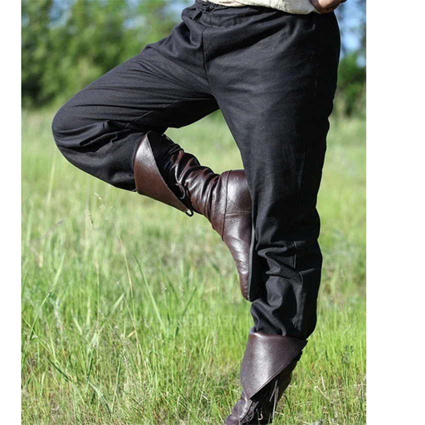 Ботинки мужские винтажные со шнуровкой ботинки в средневековом стиле сказочные