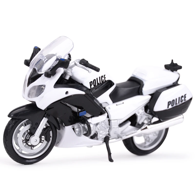 Maisto 1:18 YAMAHA FJR 1300A полицейский литой автомобиль Коллекционная модель мотоцикла