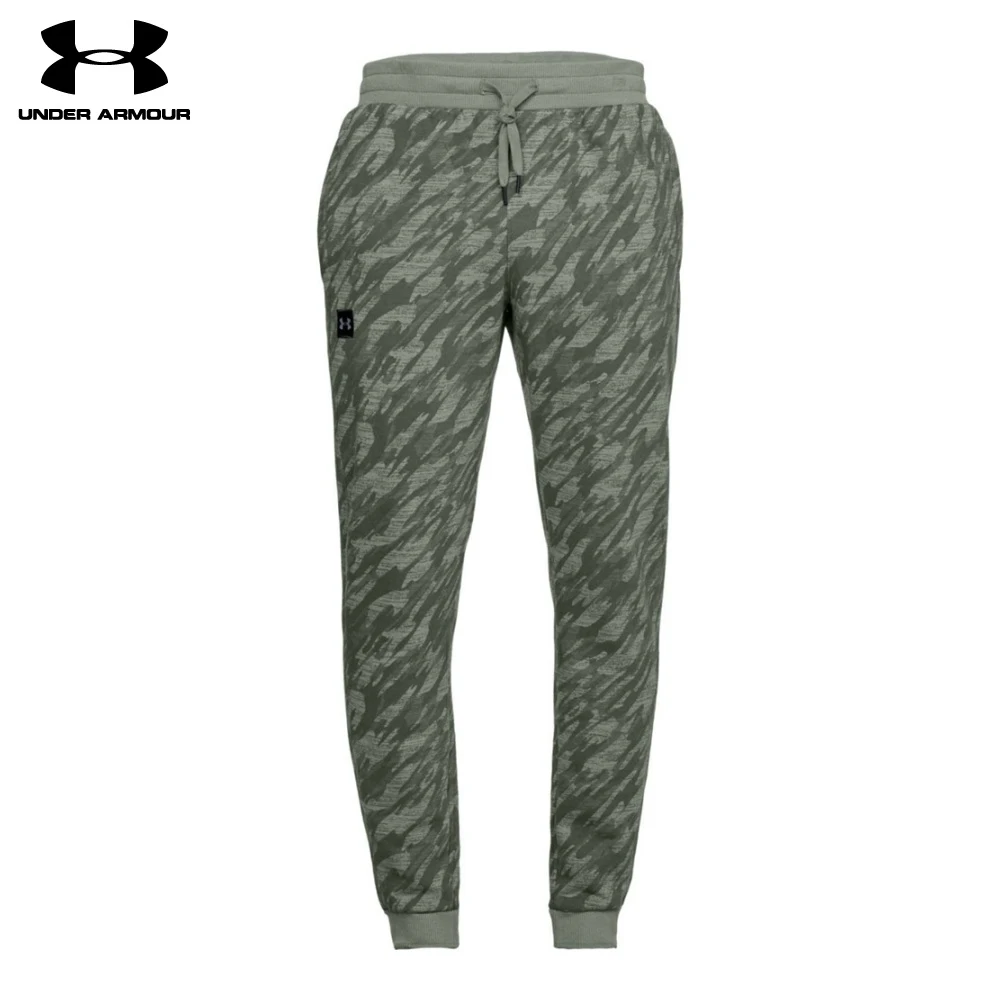 Брюки Under Armour Rival Fleece Camo Jogger CF 1322032 492|Беговые штаны| |