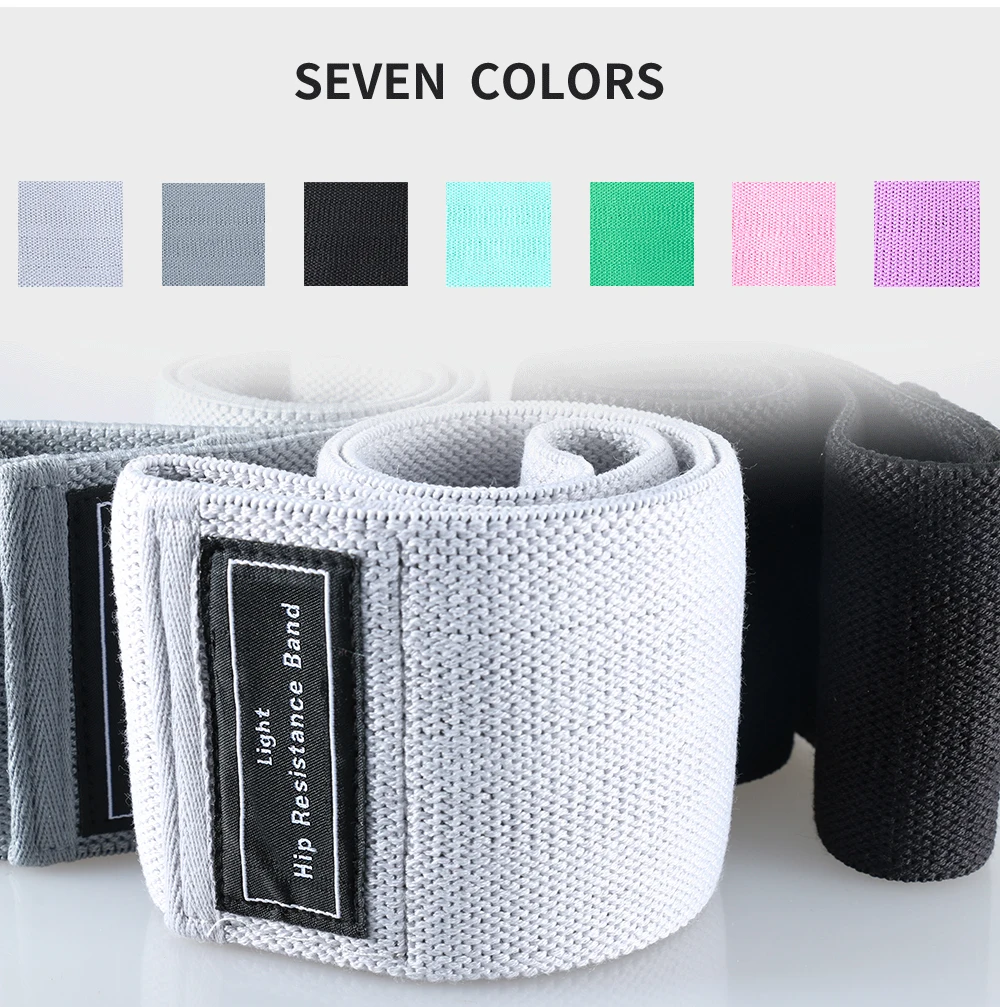 3 Levels Resistance Bands for Legs Butt Exercise Booty Hip Wide Workout Loop Anti Slip Circle Fitness Elastic | Спорт и развлечения