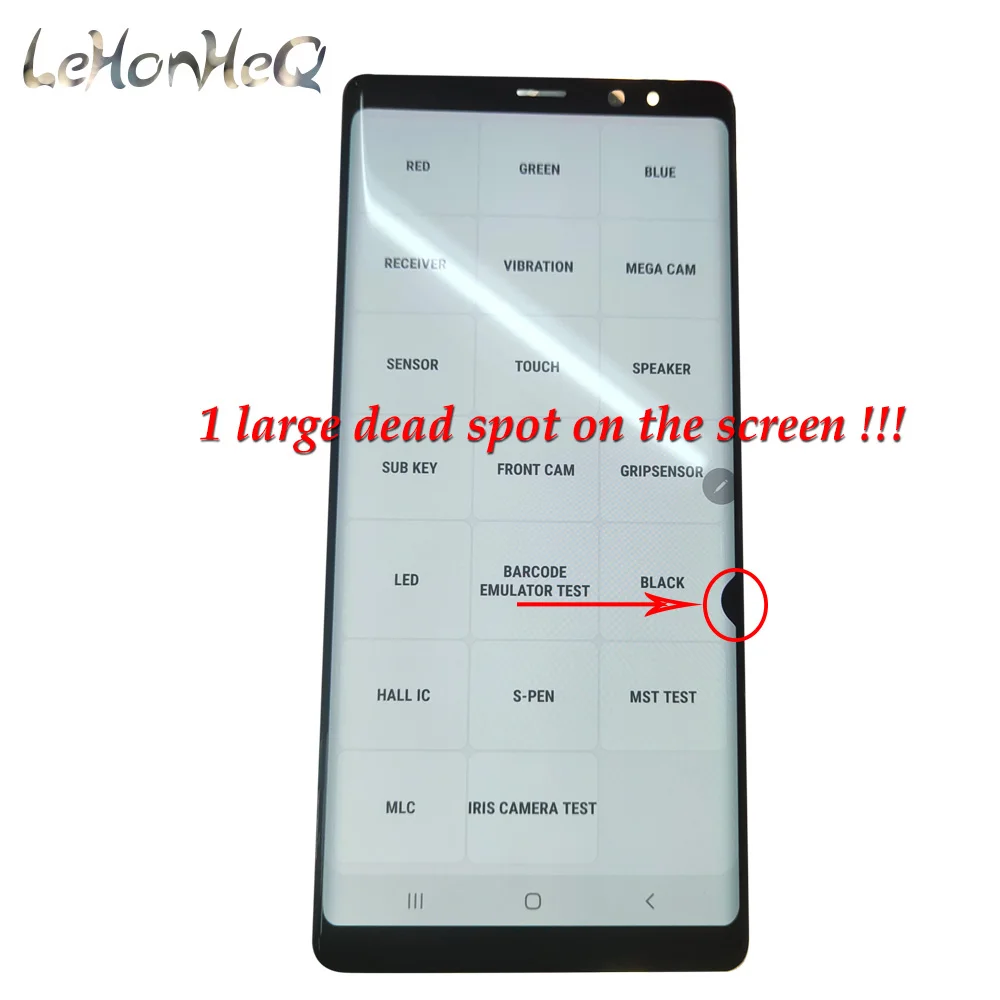 AMOLED LCD With Dead pixel For samsung galaxy note 8 lcd display touch Screen digitizer assembly screen | Мобильные телефоны и