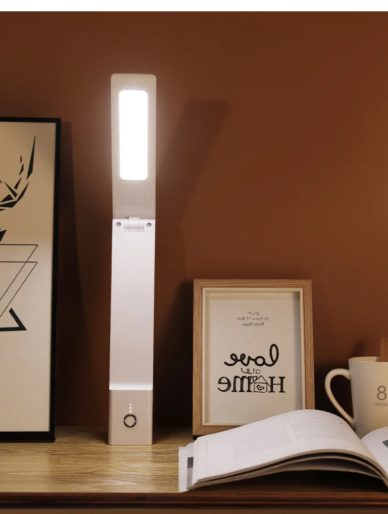

Table Lamp Learning Student Charging Night Light Creative Children's Discount Led Eye Protection Folding USB Pink Desk Dimming