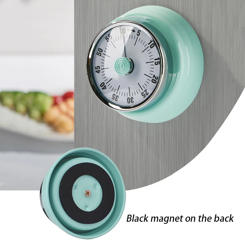 

2021 Mechanical Timer Durable Magnetic Convenient Time Management Tool For Baking Cooking Barbecue Kitchen Tools