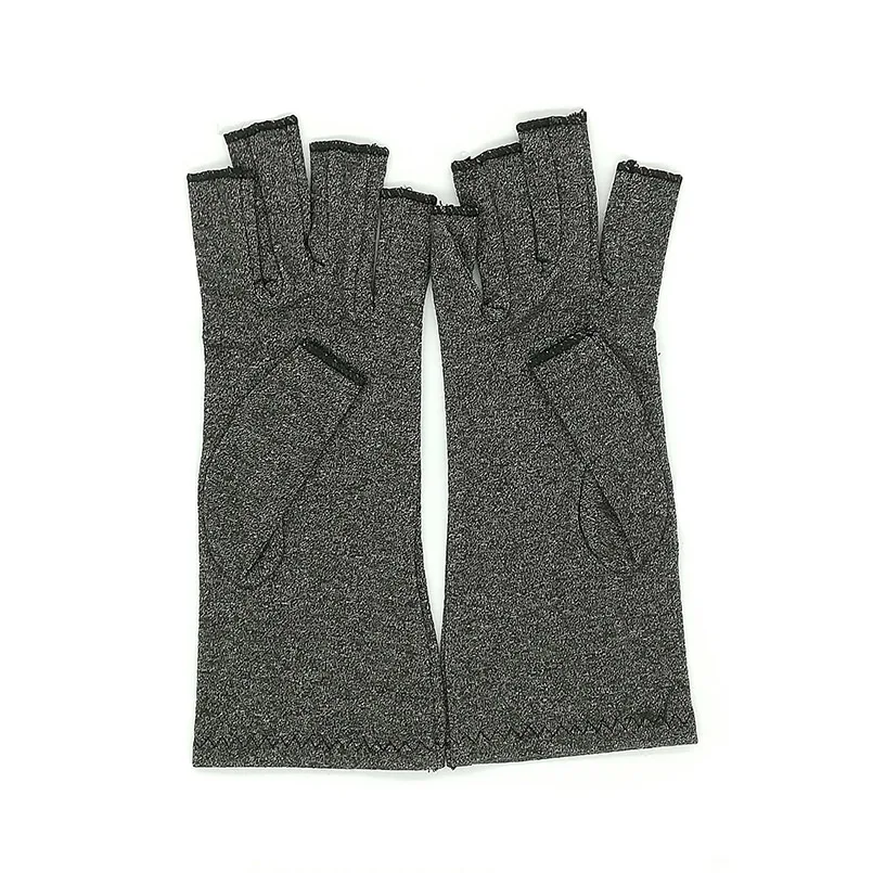 Новые Медные перчатки против артрита без пальцев спортивные компрессионная