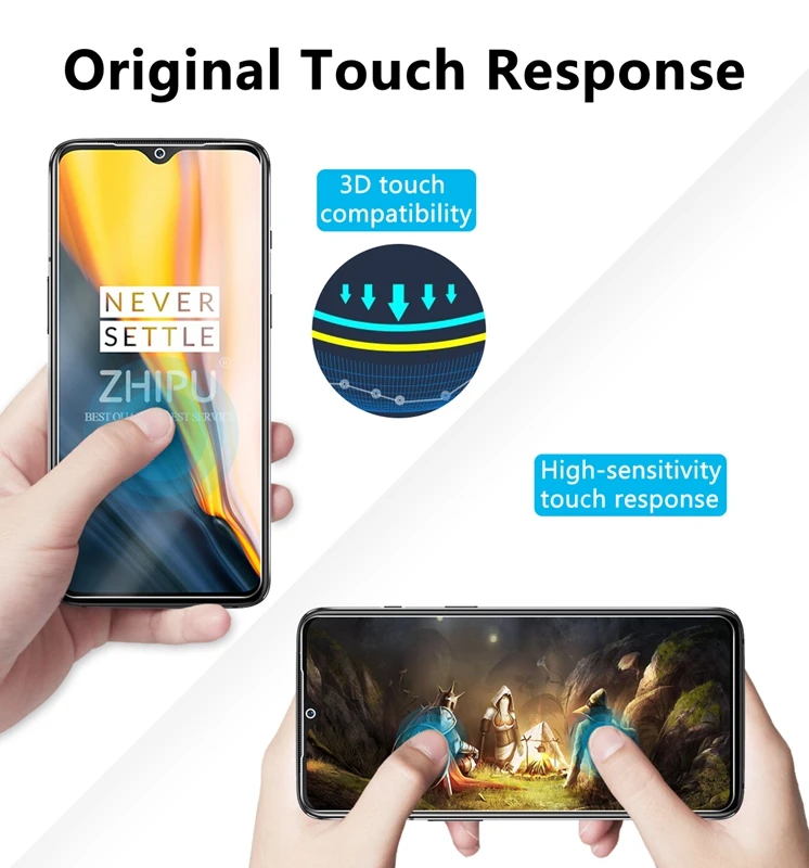10 шт. закаленное стекло для OnePlus 7T 7 6T 6 5T 5 3t 3 Защита экрана закаленное стекло для One Plus 7T 7 6T 6 5T 5 3t 3 пленка