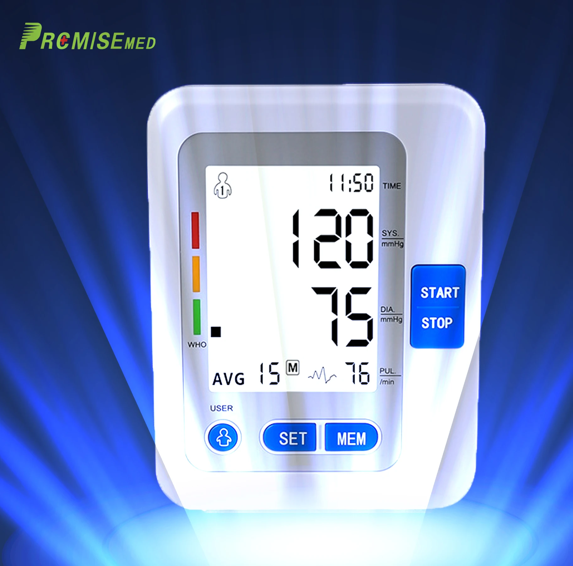 Автоматический цифровой тонометр PRCMISEMED прибор для измерения артериального