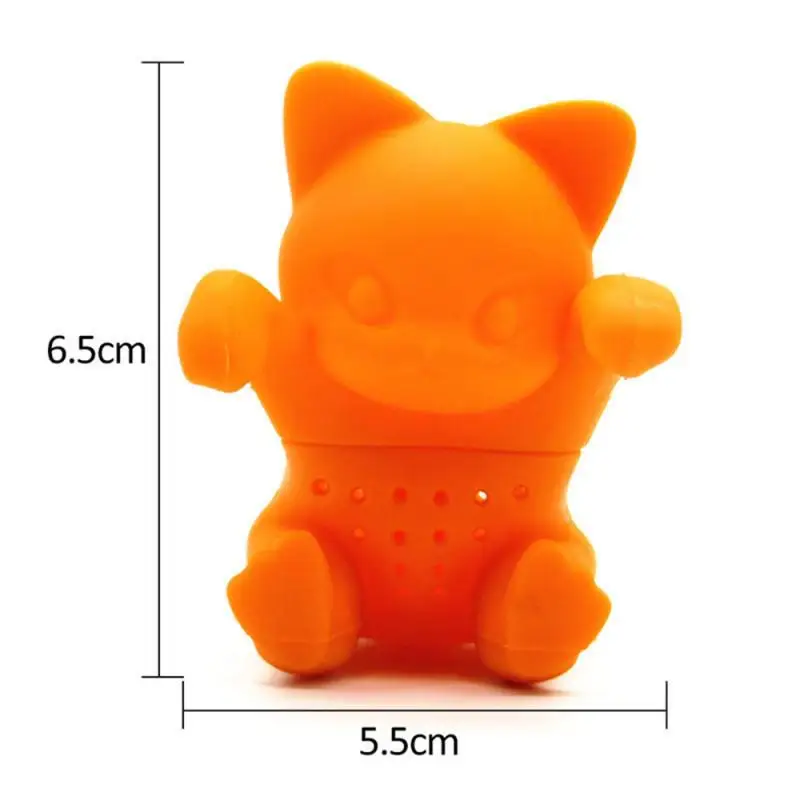 

Cat Silicone Tea Bag Infuser Food Grade Leaf Herbal Spice Filter Brewing Device Herbal Spice Filter Teapot Teabags Kitchen Tools