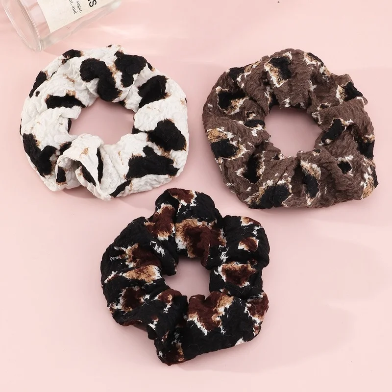 

Новый большой цветной фланелевый женский простой эластичный завязка для волос в виде большого кишечника