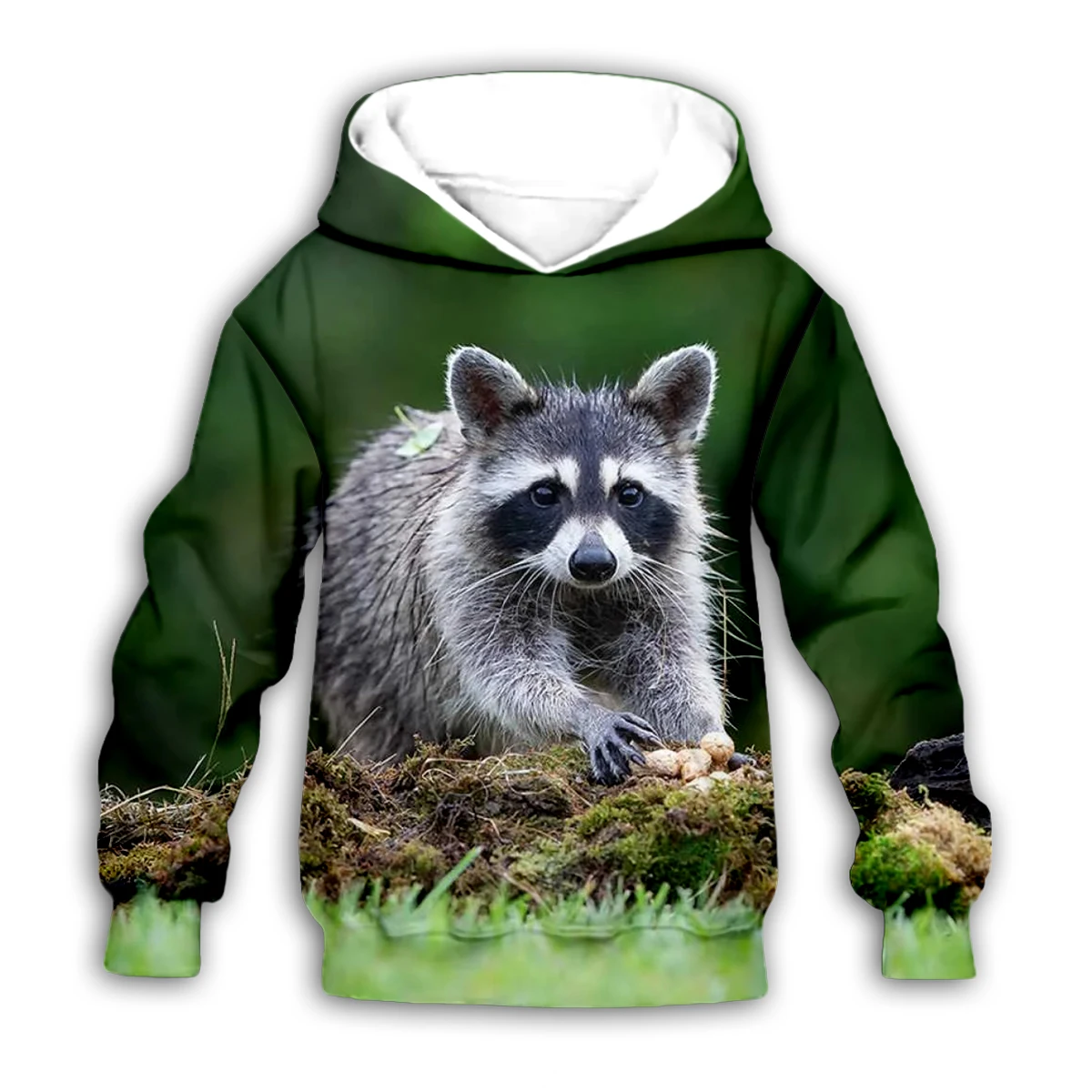 

Raccoon Animal 3d printed Hoodies family suit tshirt zipper Pullover Kids Suit Funny Sweatshirt Tracksuit/Pant Shorts 02