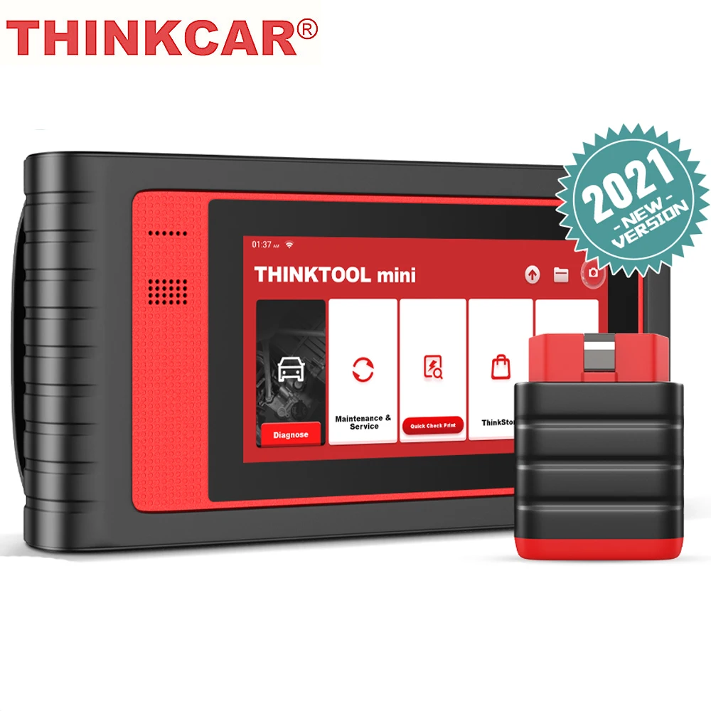 

THINKCAR Thinktool Mini OBD2 Diagnostic Scanner Active Test ECU Coding Engine Full System ABS SAS SRS Oil Reset Car Tools