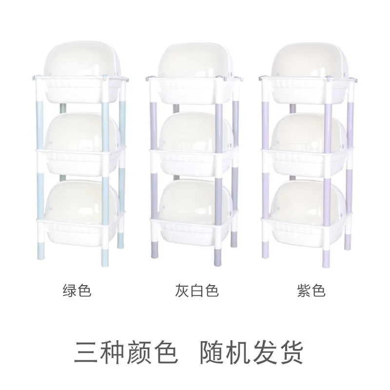 Многоуровневая полка для хранения кухни Пыленепроницаемая и крышка трехслойная