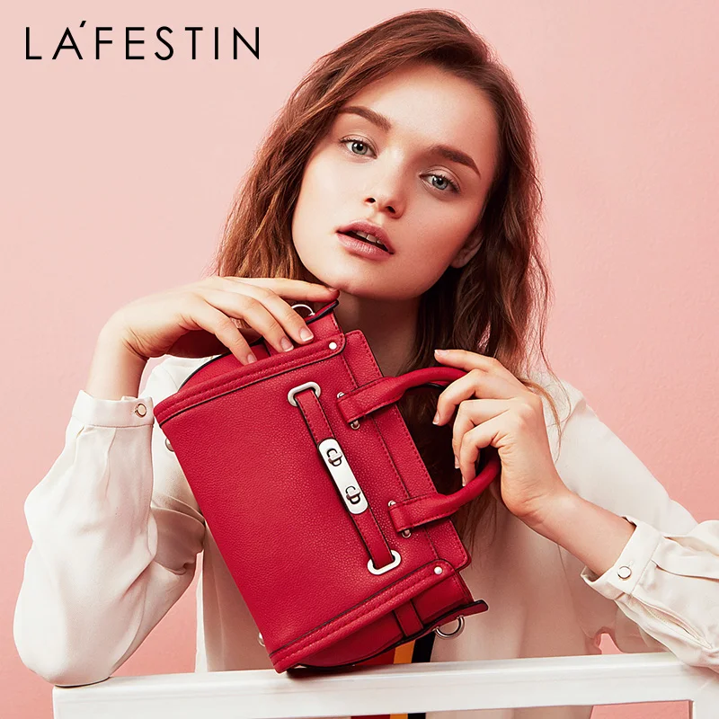 LA FESTIN женская сумка кожаная трапециевидная большая через плечо роскошные