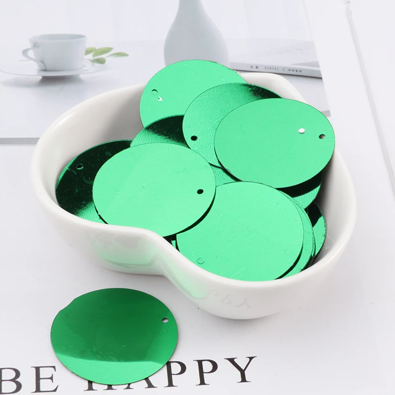 Новинка плоские круглые свободные пайетки из пвх 10 г (12 шт.)/упаковка для шитья