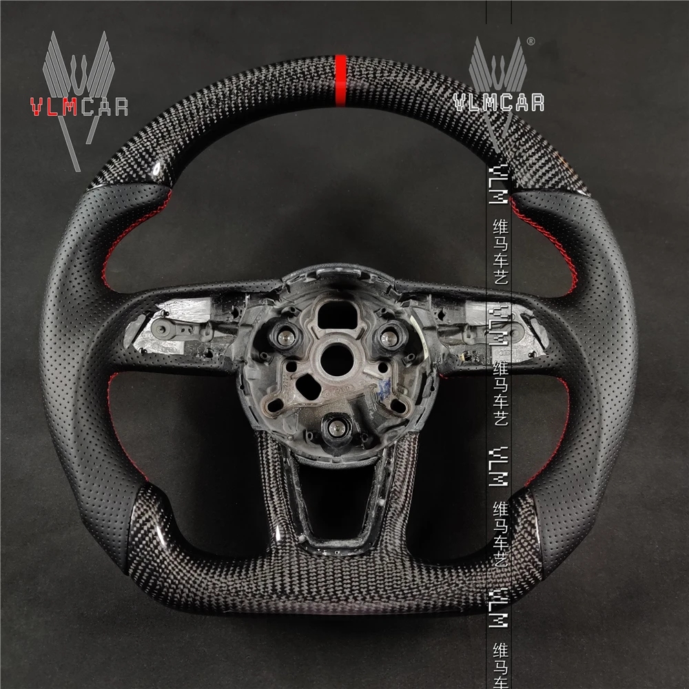 Индивидуальное индивидуальное рулевое колесо Audi из углеродного волокна/отделка
