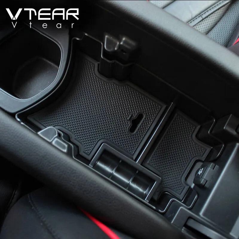 Vtear для Honda Civic контейнер хранения подлокотник автомобиля центральная консоль