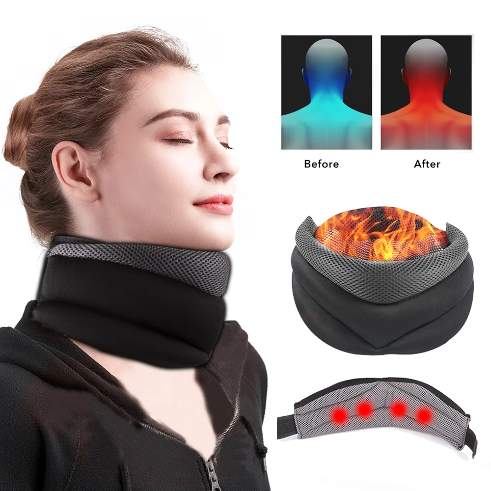 Подушка для шеи с подогревом шейный Позвоночник самонагревающимися