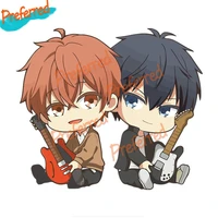 personaly car stickers decor motorcycle decals given mafuyu and ritsuka chibis decorative accessories creative pvc